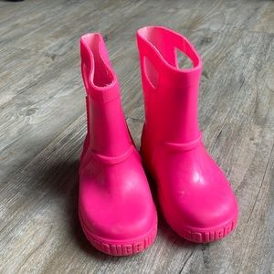 PINK UGG RAINBOOTS TODDLER 6C